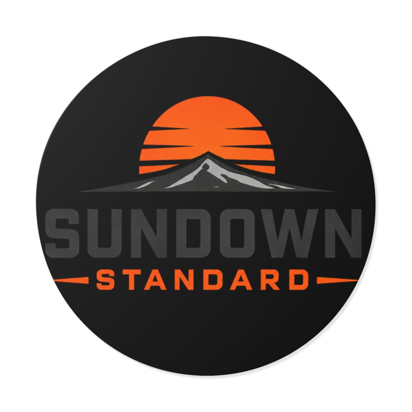 Sundown Standard Round Vinyl Sticker