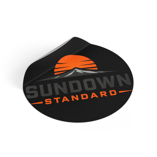 Sundown Standard Round Vinyl Sticker